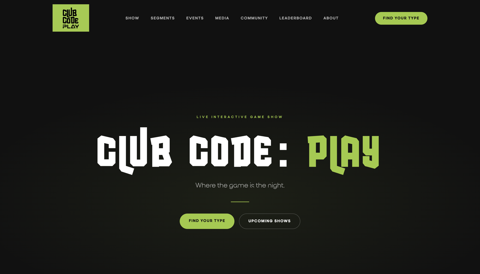 ClubCodePlay homepage